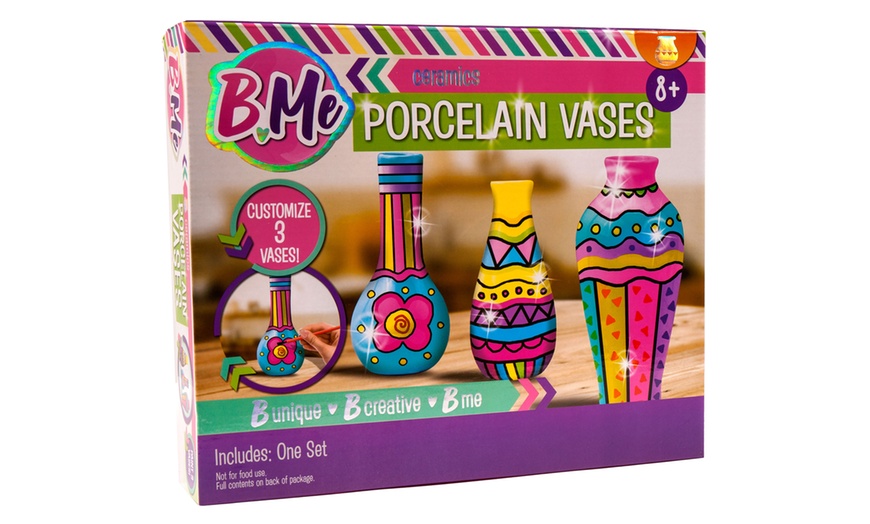 Image 1: Porcelain Vases Craft Kit