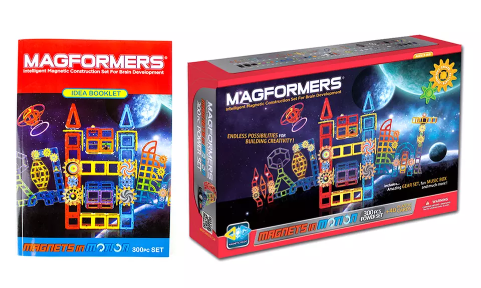 Magformers Magnets in Motion Building Play Set (300-Piece) - Second Medium