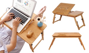 Bamboo Folding Laptop Stand