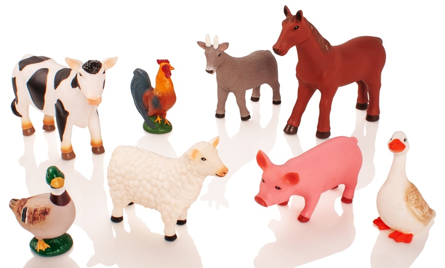 Image 2: Set of Eight Jumbo Farm Animals