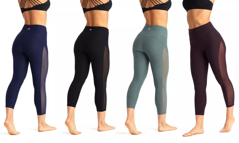 Marika Women's High-Waist Mesh-Side Leggings - Primary Image