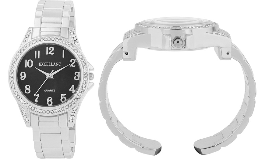 Image 5: Montre pour femme avec bracelet jonc Excellanc