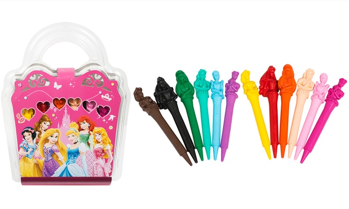 Disney Princess Crayons 12-Pack | Groupon