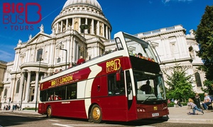 Big Bus Child Ticket: £21.75, Adult Ticket: £29.25