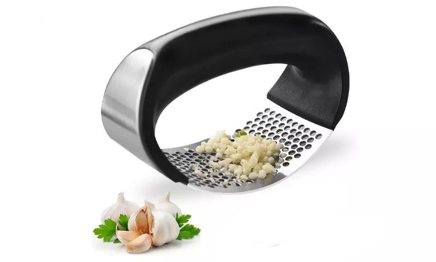 Image 2: One or Two Manual Garlic Press Grinders