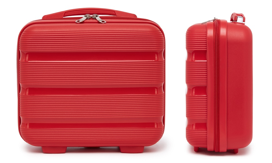 Image 27: KONO One or Four Piece Colorful PP Hard Shell Suitcase With TSA Lock