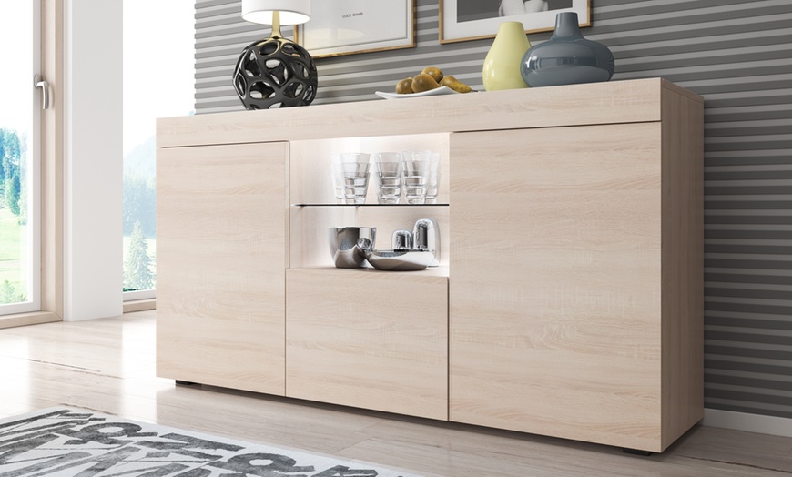 Image 3: Sideboard Sefora mit LED-Beleuchtung