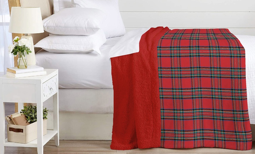 Image 28: Sherpa-Kuscheldecke