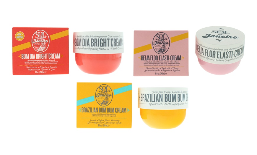 Image 1: Sol De Janeiro Body Cream Assortment; Bom Dia/ Flor Elasti/ Bumbum