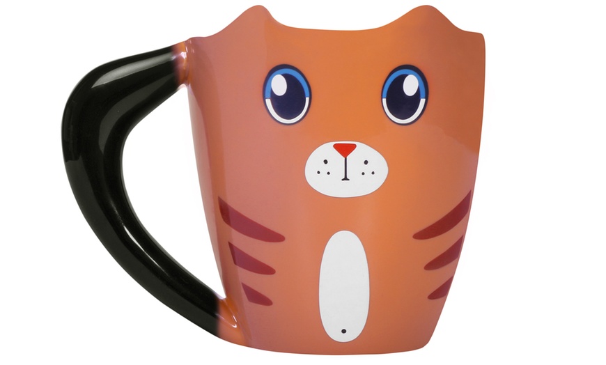 Image 2: Thumbs Up Colour-Changing Cat Mug