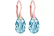 1, 2 ou 3 paires de boucles d'oreilles en argent massif plaqué or rose Ah! jewellery®, ornées de cristaux Swarovski® - Second Medium