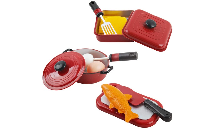 Image 2: Kitchen Utensil Play Set with Over 30 Cooking Accessories