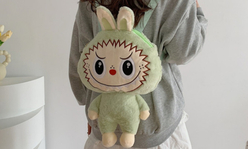 Image 15: Labubu Inspired Backpack or Crossbody Bag