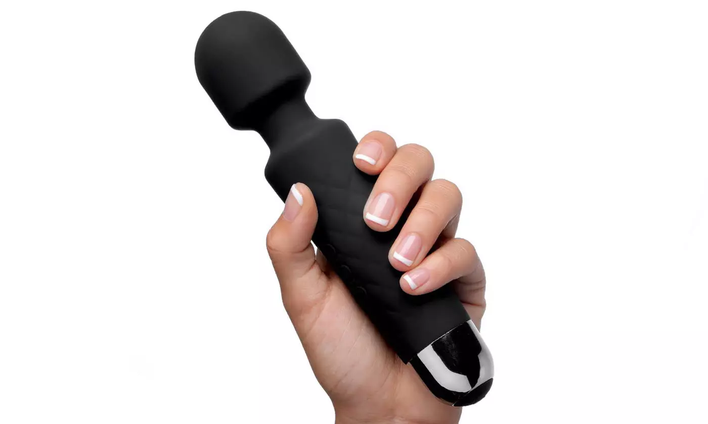 Deep Velvet 18-Setting Silicone Massage Wand - Primary Image