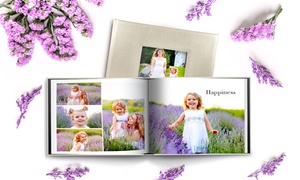 A4 Personalised Leather Window Photobook