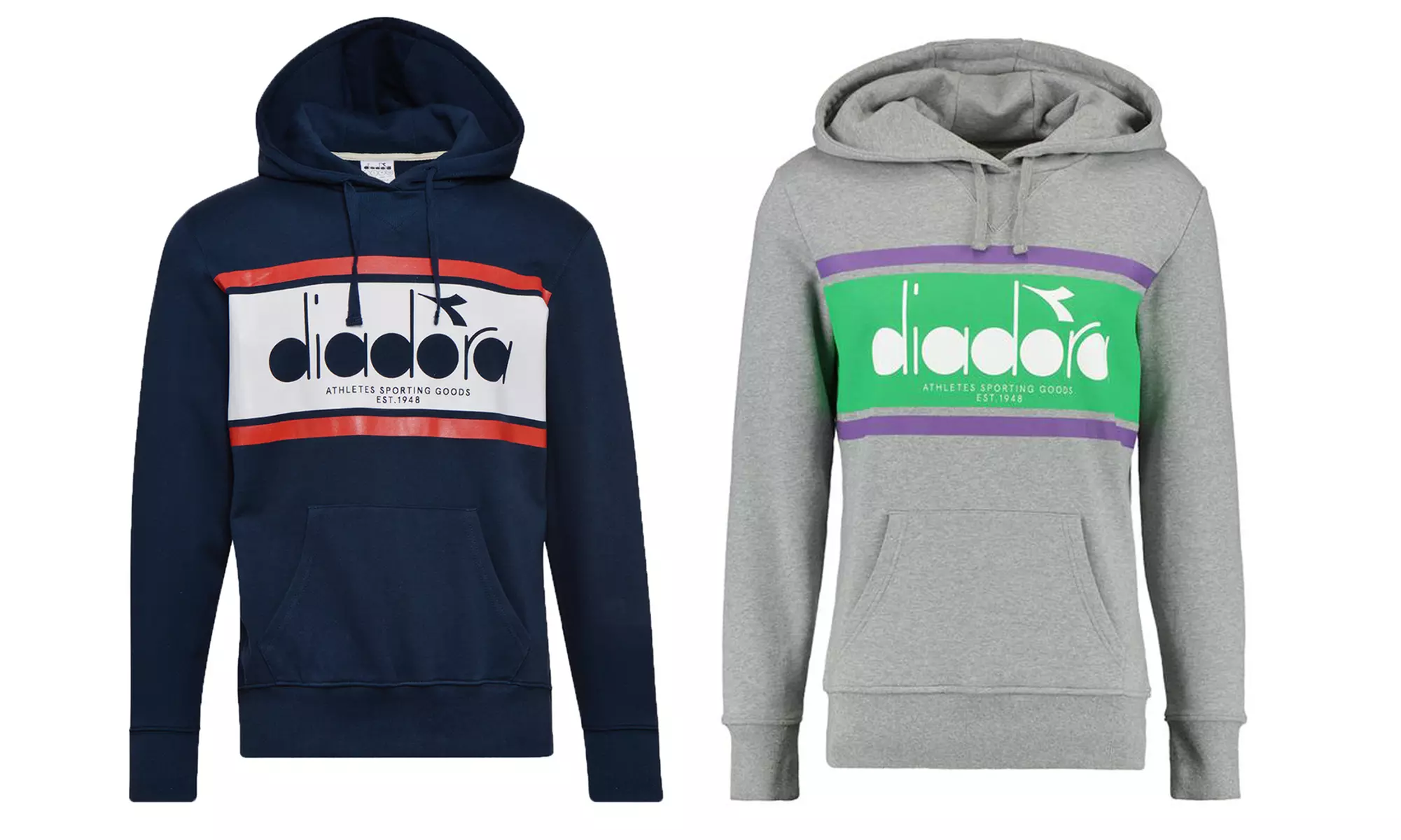 Felpe Diadora Spectra con cappuccio, disponibili in 2 colori e varie taglie - Primary Image