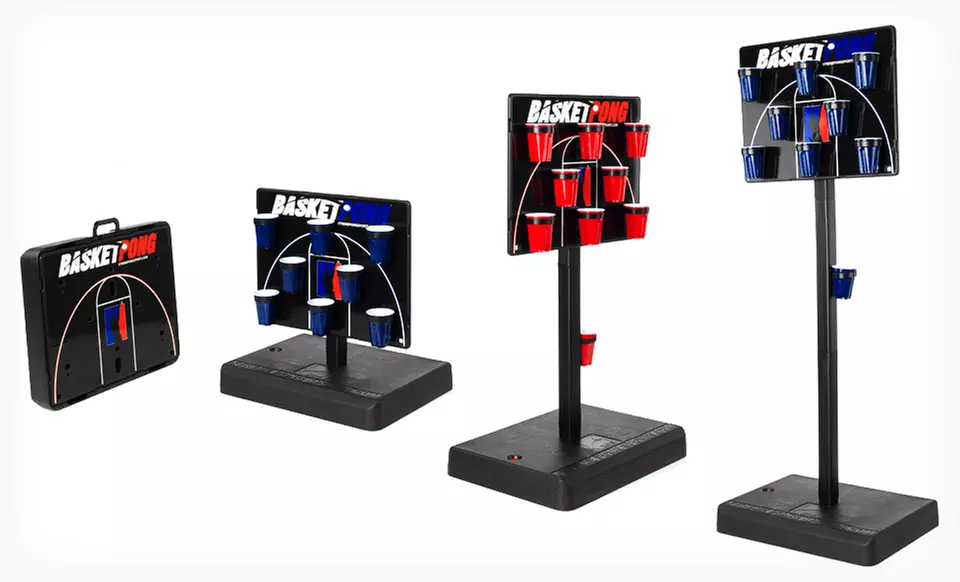 $62.99 for a BasketPong Half Court Set in Blue or Red ($129.99 List Price). Free Shipping. - Second Medium