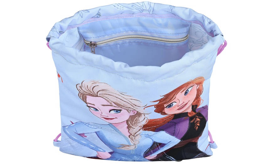 Image 5: Zainetto, cartella scolastica o valigia da cabina Frozen Believe Safta