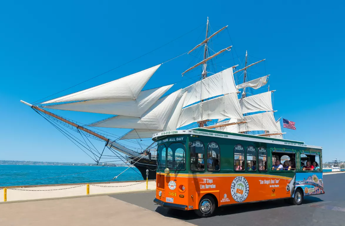 1-Day or 2-Day Trolley to San Diego Old Town Trolley