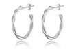 1 ou 2 paires de mini créoles en argent sterling Philip Jones - Second Medium