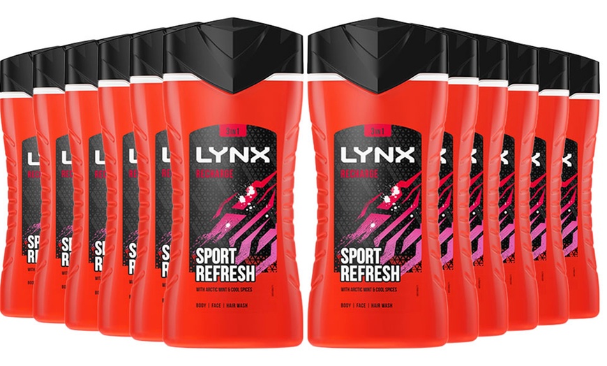 Image 47: Up to 12 225ml Bottles of Lynx Shower Gel