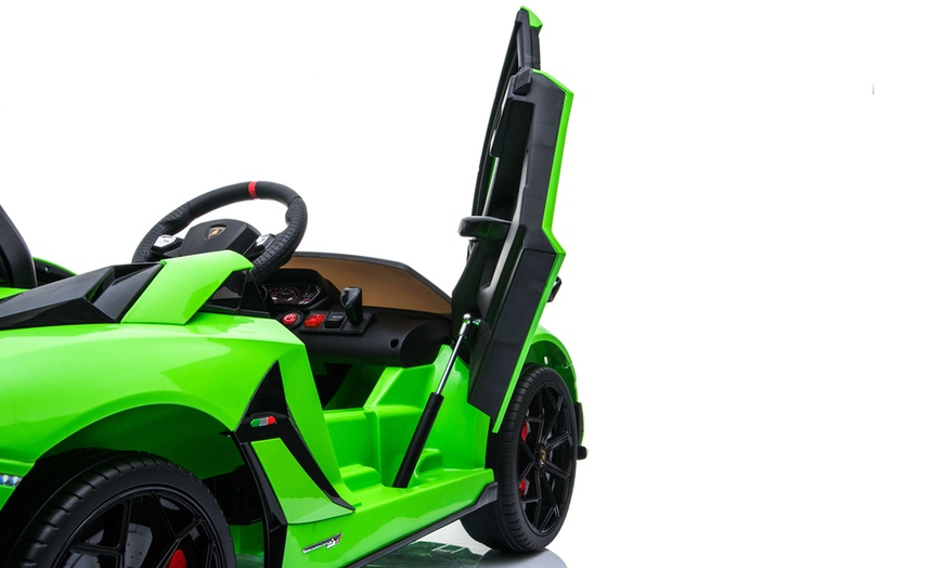 Image 18: Lamborghini Aventador Kids' Electric Ride-on Toy Car