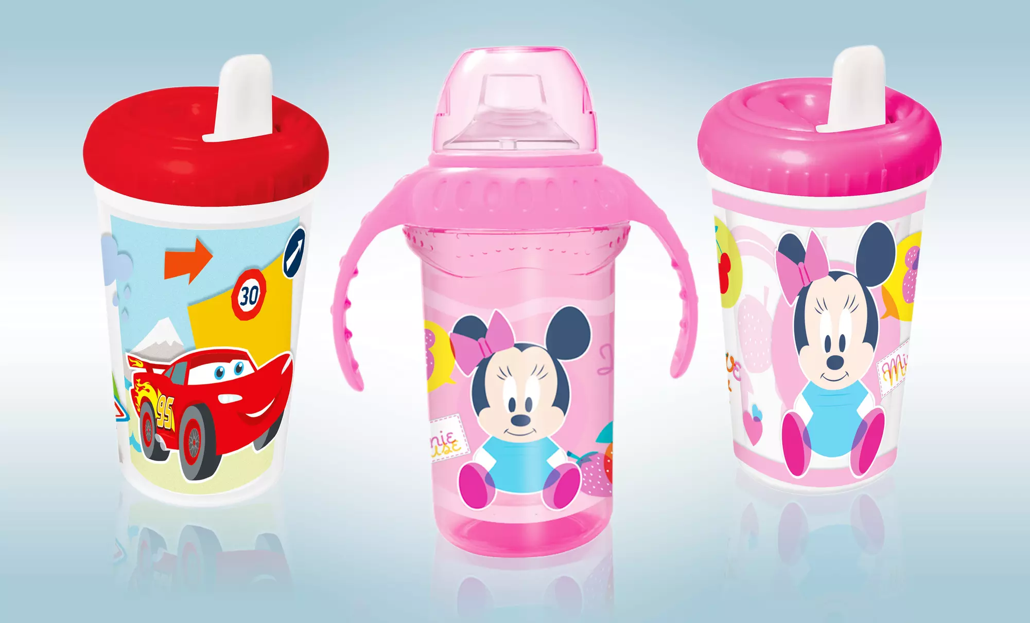 Disney Silicone or Double-Wall Sippy Cups for $14.99 or $15.99 - Primary Image