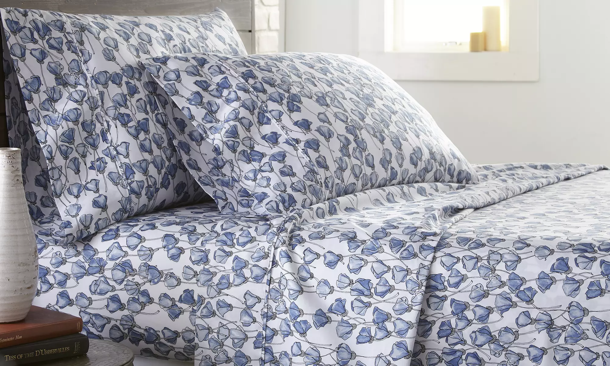 Premium Collection Extra Deep Pocket 300 Thread-Count Cotton Printed Sheet Sets - Primary Image