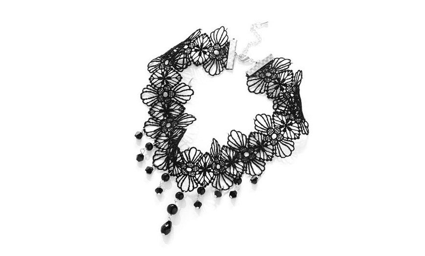 Image 2: One or Two Philip Jones Black Choker Necklaces or Choker Sets