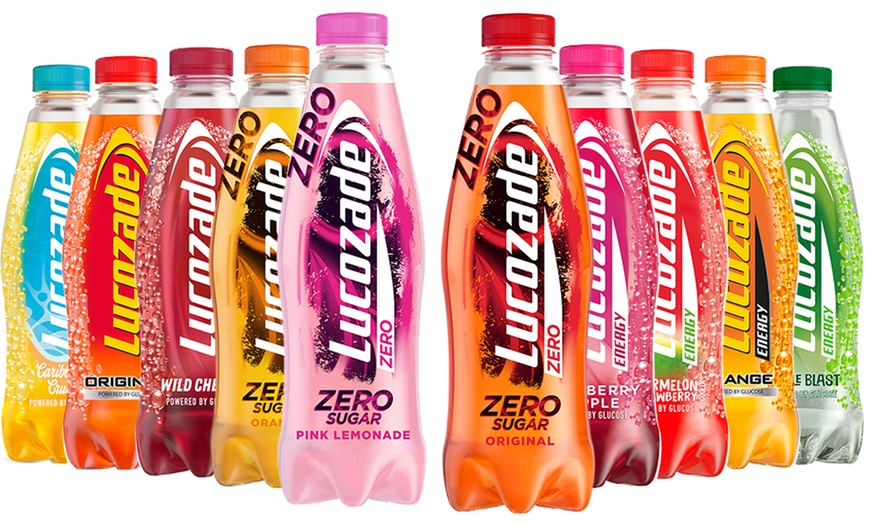 Image 1: 12-Pack of Lucozade Energy Drink 900ml