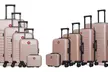 Lot de 5 valises rigides - 4 valises et 1 vanity, coloris au choix, livraison offerte - Second Medium