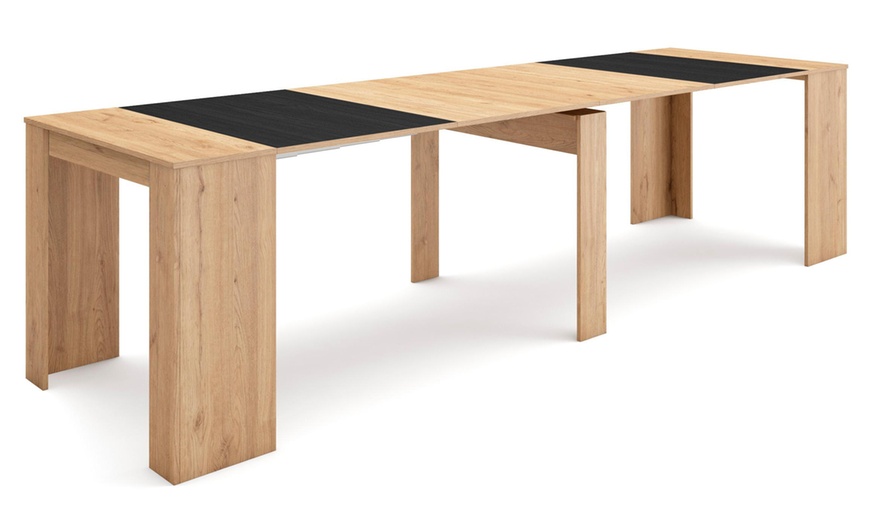 Image 20: Extendable Console Table for 6 people and up to 14 people