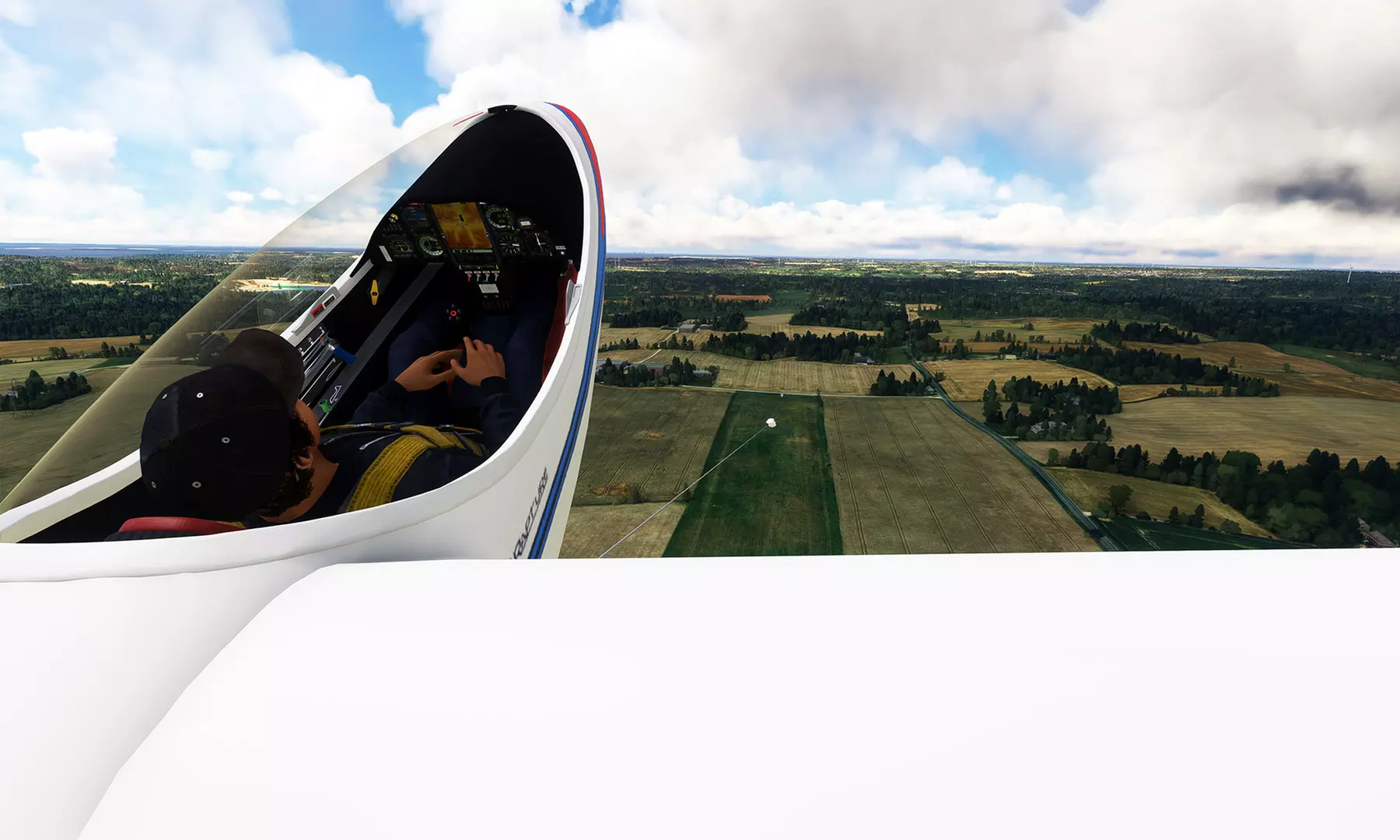 15-180 min lotu szybowcem: sesja na symulatorze w Simair