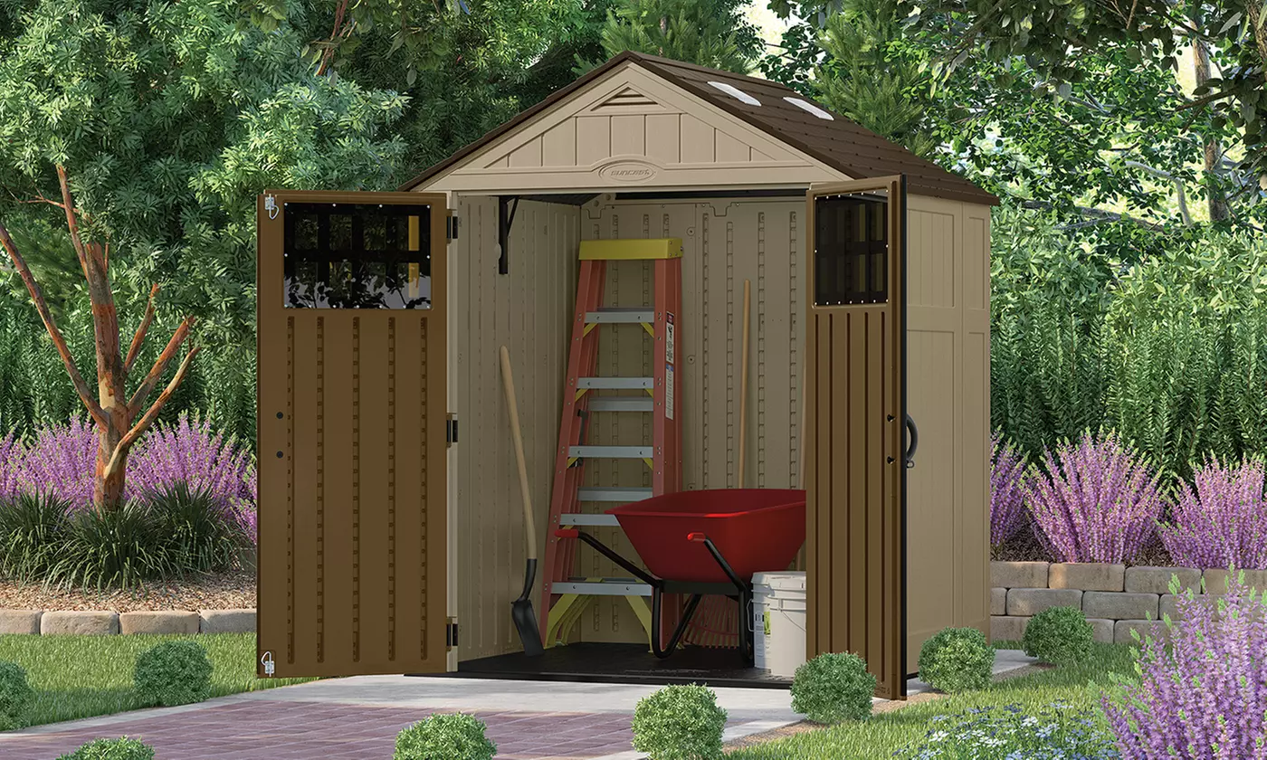 Suncast Everett Outdoor Storage Sheds - Primary Image