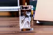 3D Kristall-Kerzenhalter, personalisierbar mit Foto und Text, von Justyling (80% sparen) - Second Medium