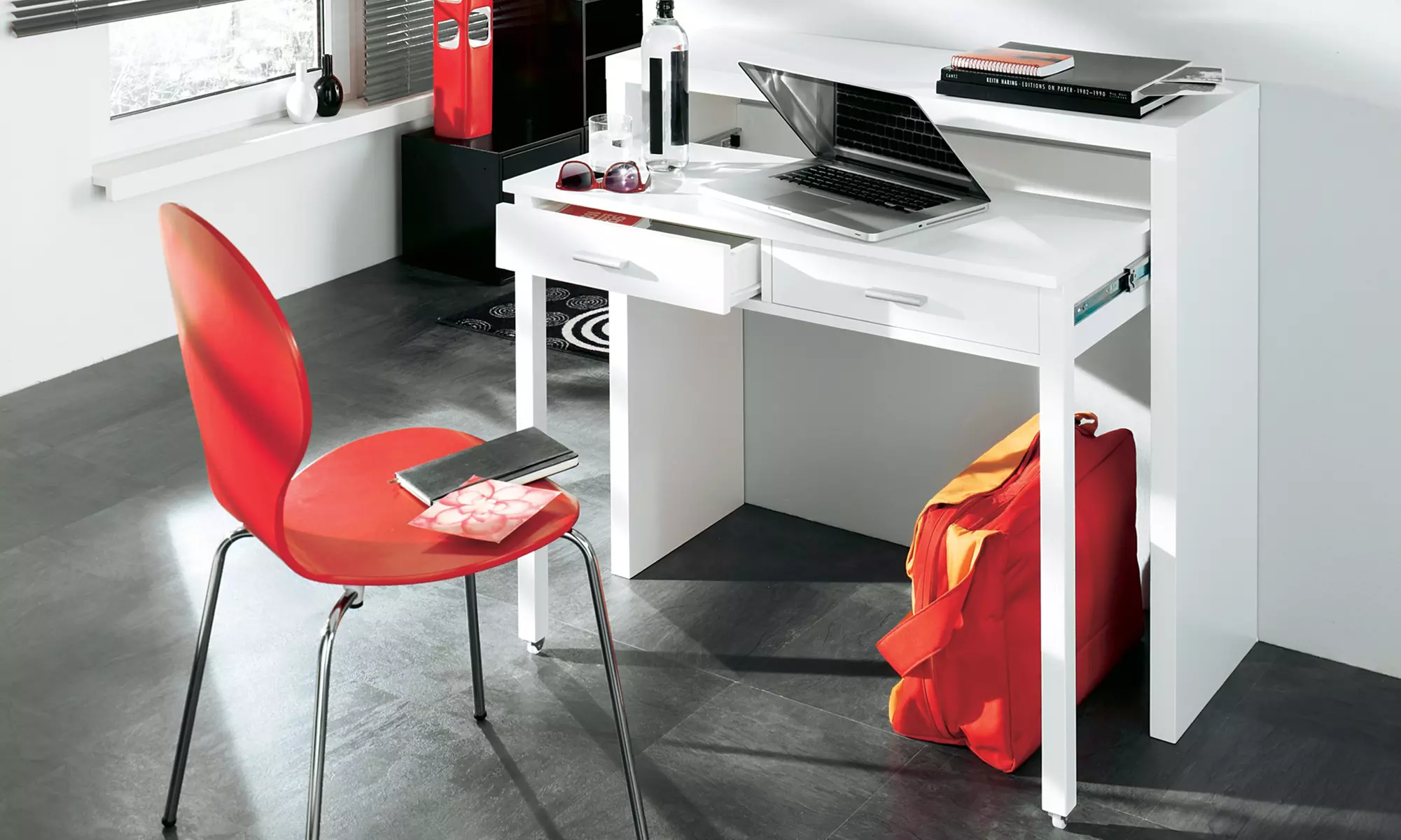 Console bureau extensible, coloris au choix, livraison offerte - Primary Image