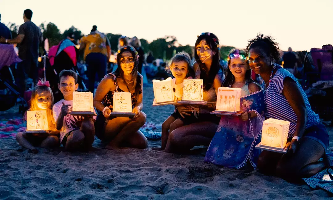 Water Lantern Festival Admission for 1 - 4 People on August 9, 2025