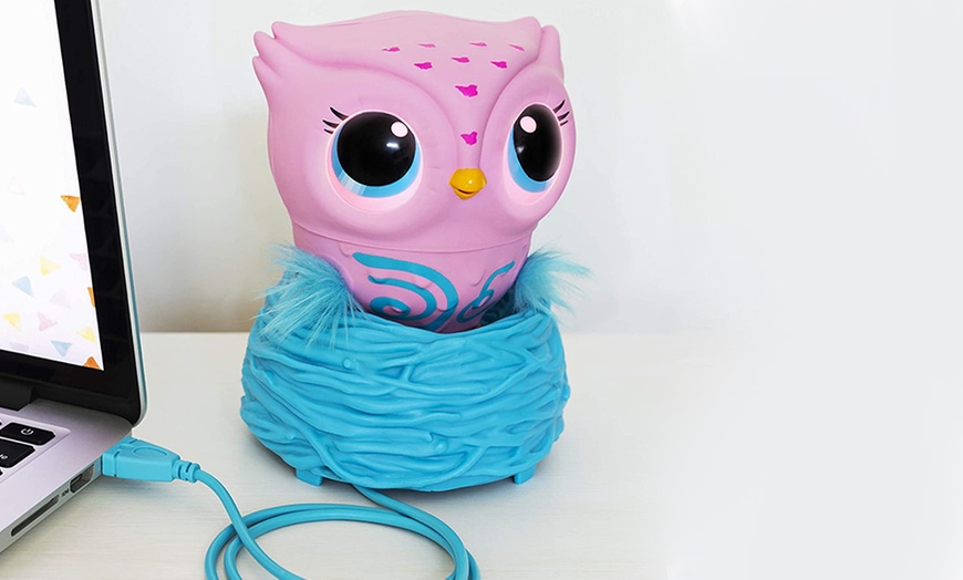 Image 4: Spin Master Owleez Flying Interactive Owl with Lights and Sounds