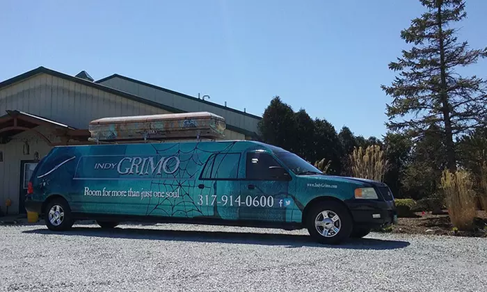 Two- or Four-Hour Party Hearse Limo Rental for 6-10 People from Indy Grimo - Primary Image