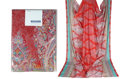 Telo arredo Grandfoulard Bassetti Elba, tessuto in cotone americano