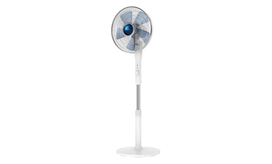 Image 3: Rowenta Oscillating Stand Fan for Home and Office