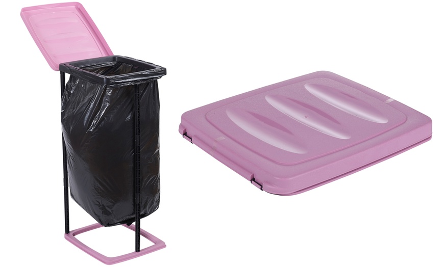 Image 4: Collapsible Bin Bag Holder