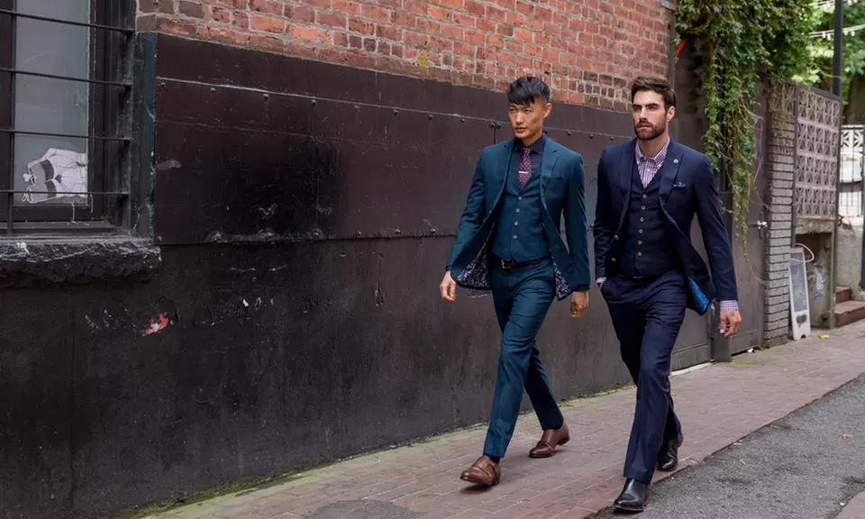 One Men's Made-To-Measure Custom Suit (Up to C$573 Off).  Additional Payment Required.  - Primary Image