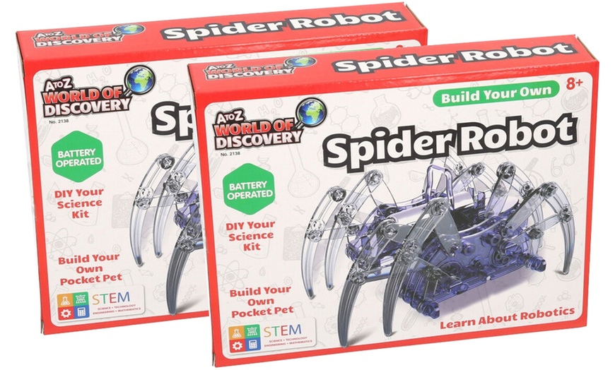 Image 4: One, Two or Four Spider Robot Science Kits