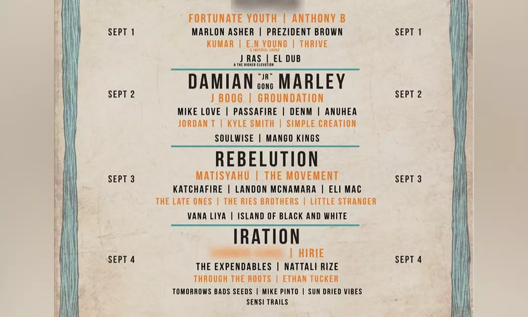 Dry Diggings Festival with Rebelution, Iration, and More on September 1–September 4 - Primary Image