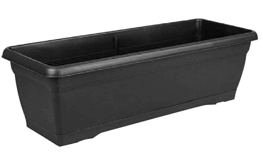 Image 3: Set of Four Rectangular 72cm Large Planters