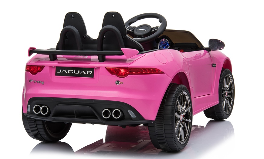 Image 10: Remote Control Jaguar F-Type Ride-On Car