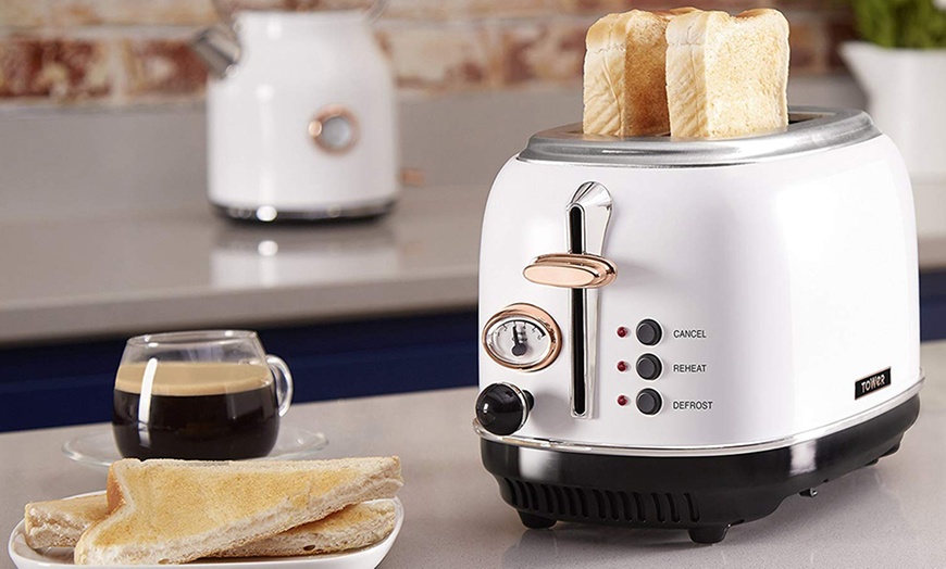 Image 11: Tower Kettle and Toaster