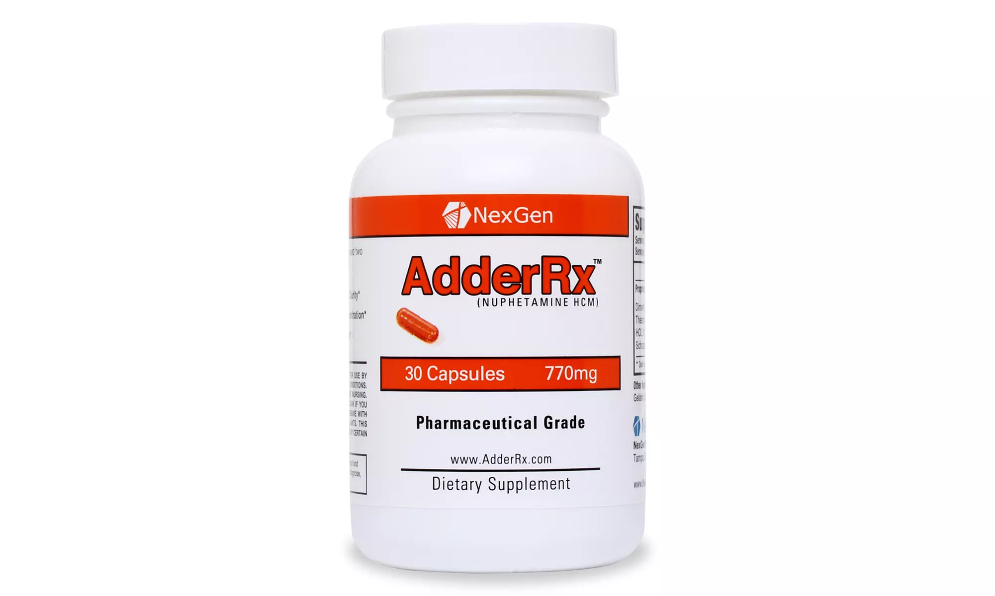 AdderRx ADHD Support and Cognitive Enhancer (30-Day Supply) - Primary Image