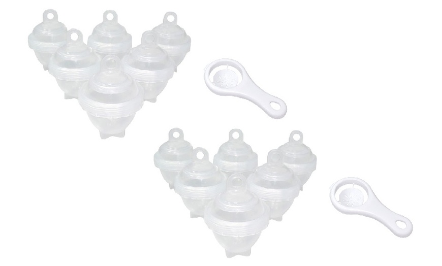 Image 7: Six Silicone Egg Poachers Set